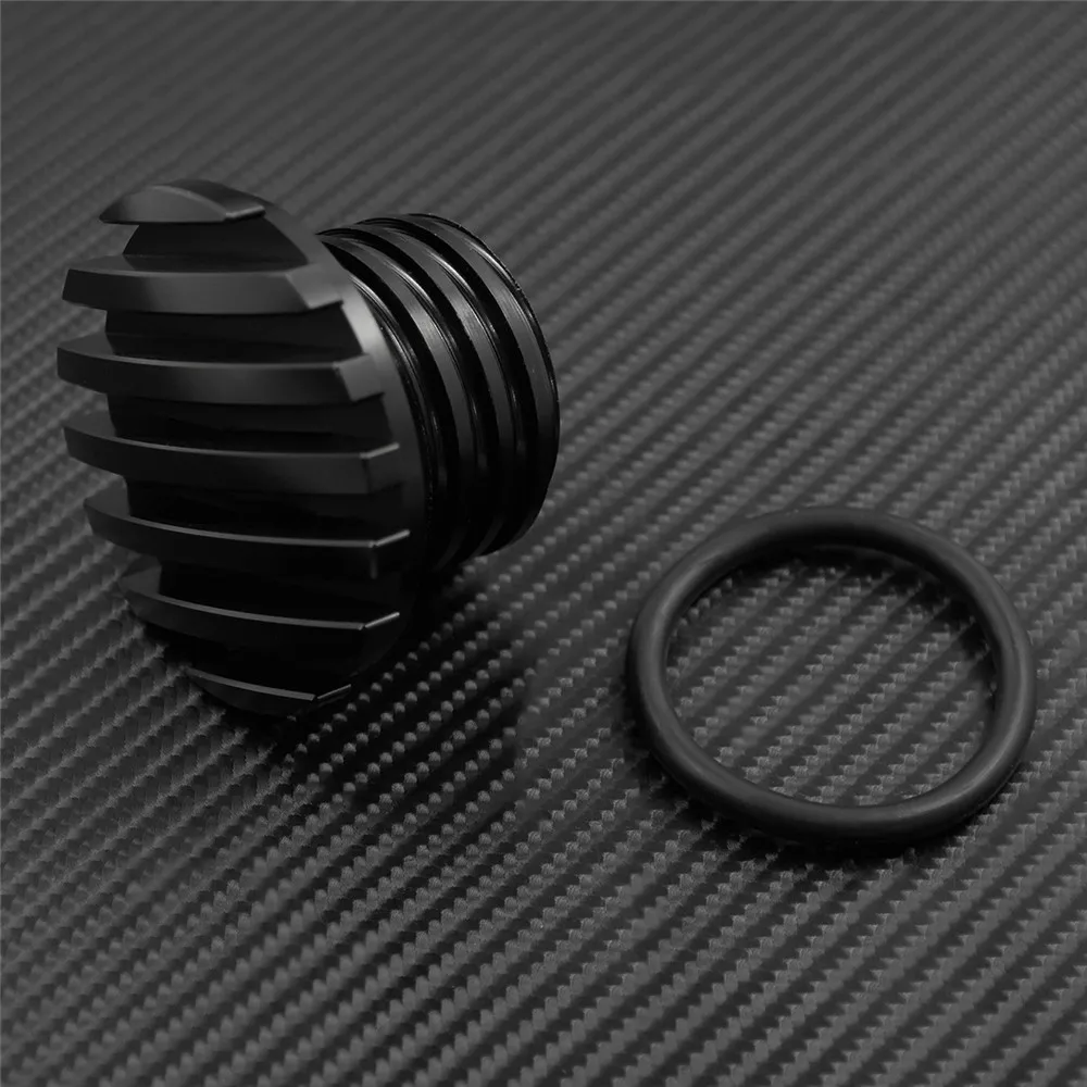 Мотоциклетная CNC черная винтовая крышка для топливного бака с креплением на воду