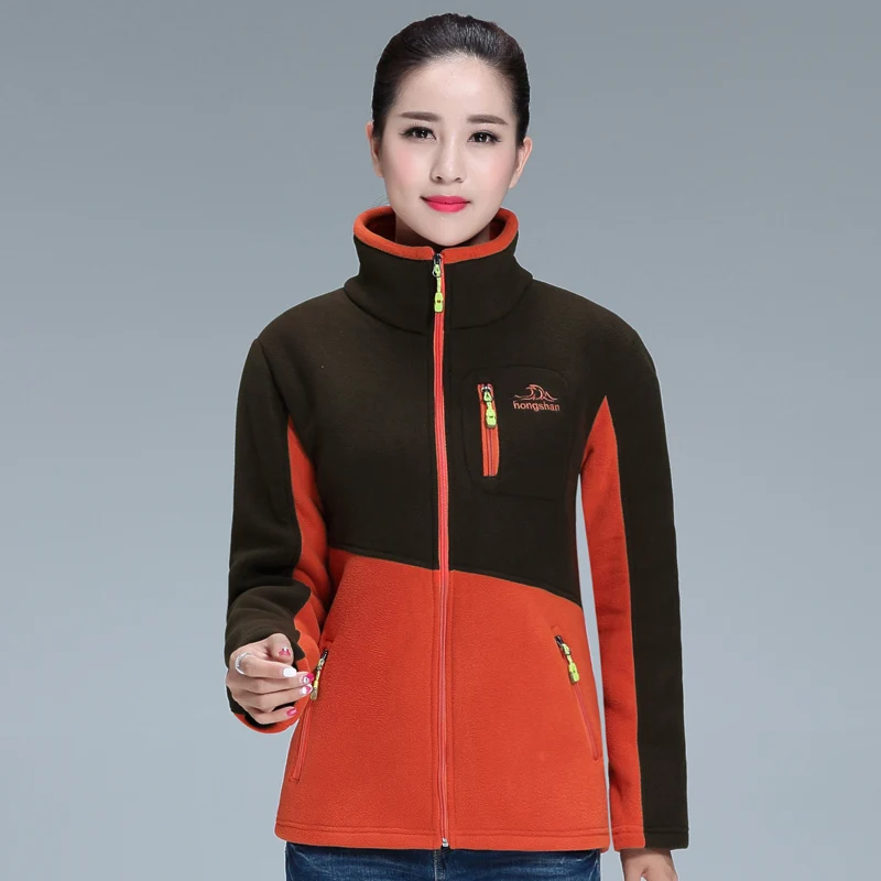 Женская флисовая толстовка на молнии с длинным рукавом | одежда