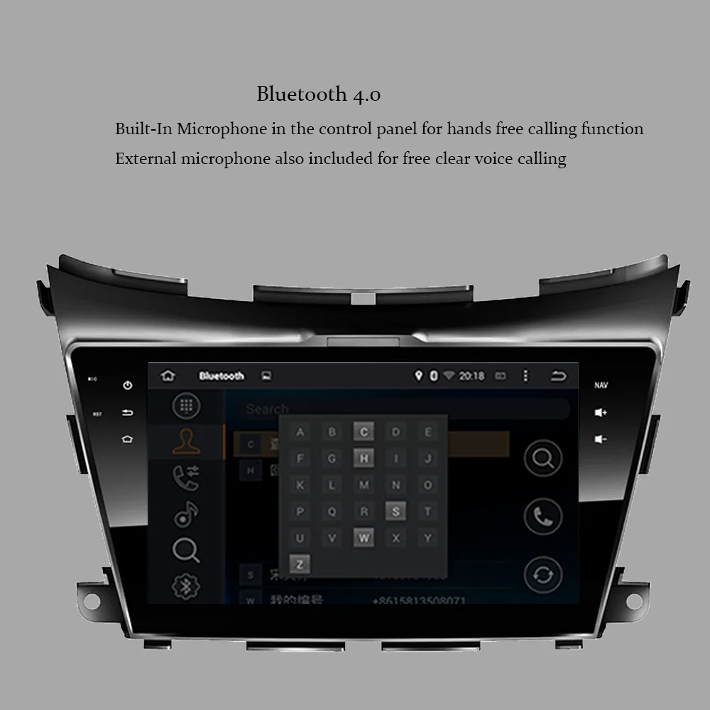 Автомобильный GPS-навигатор Android 10 0 для NISSAN Murano 2015-2022 4 Гб ОЗУ 8 ядер поддержка 3/4G WIFI