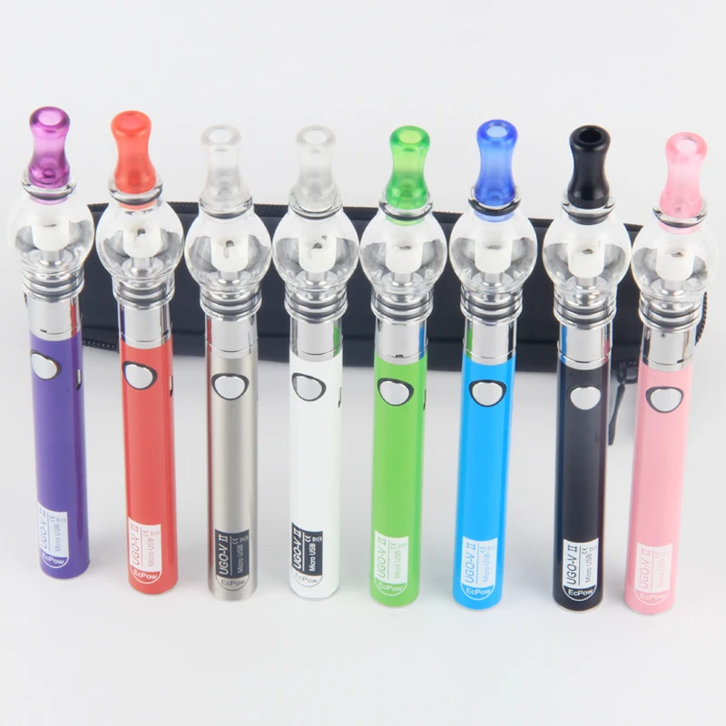 Электронная сигарета стеклянный шар концентрат атомайзер Ugo-V2 воск Ugo VII травяной