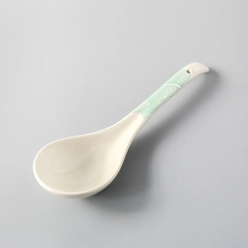 Инструмент для столовой посуды в японском стиле из керамики ложка супа столовая