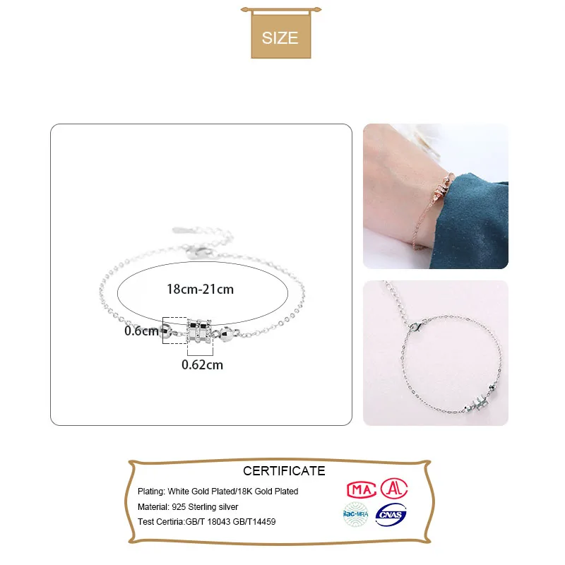 

Trustdavis Real 925 Sterling Silver Fashion Romantic Synthesis Pearl CZ Bracelet For Women Wedding Party Fine Jewelry DB1390