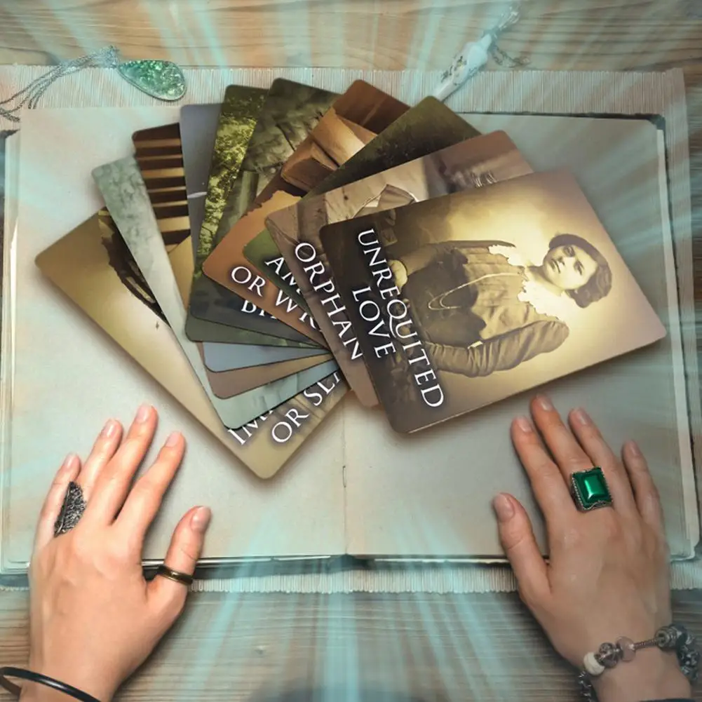 44 листа Новый Полный английский прошлая жизнь Oracle карты Таро настольные игры