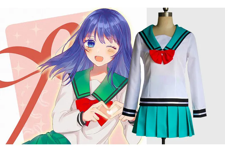 Япония губительная жизнь Saiki K. women Teruhashi Kokomi косплей платье Saiki Kusuo no sai-nan Yumehara Chiyo платье и парик