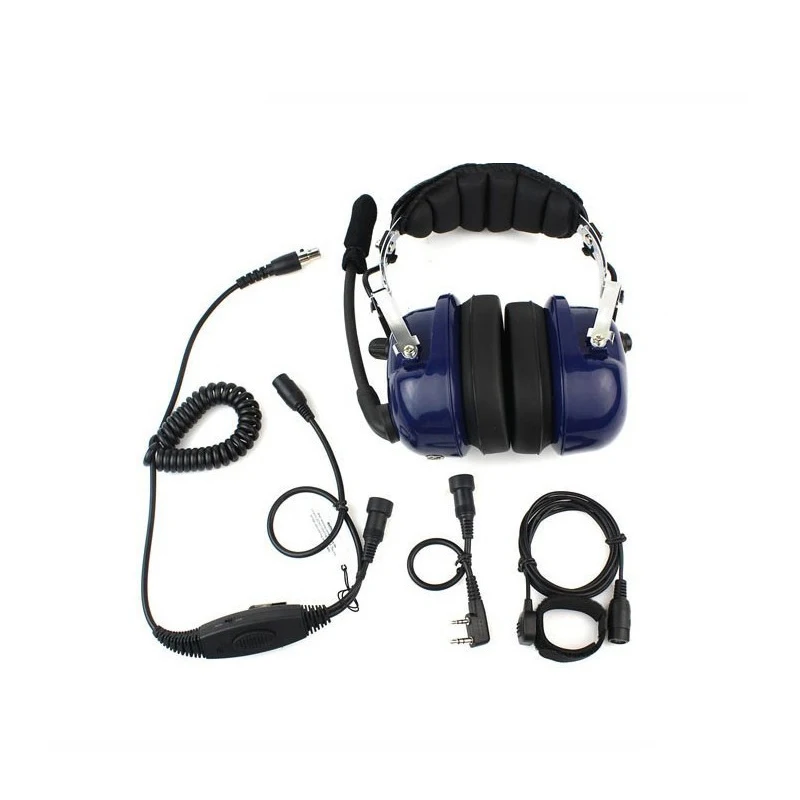 Walkie Talkie Headphone Noise Cancelling Headset for KENWOOD BAOFENG UV-5R BF-888s UV5R Two Way Radio MIC enlarge
