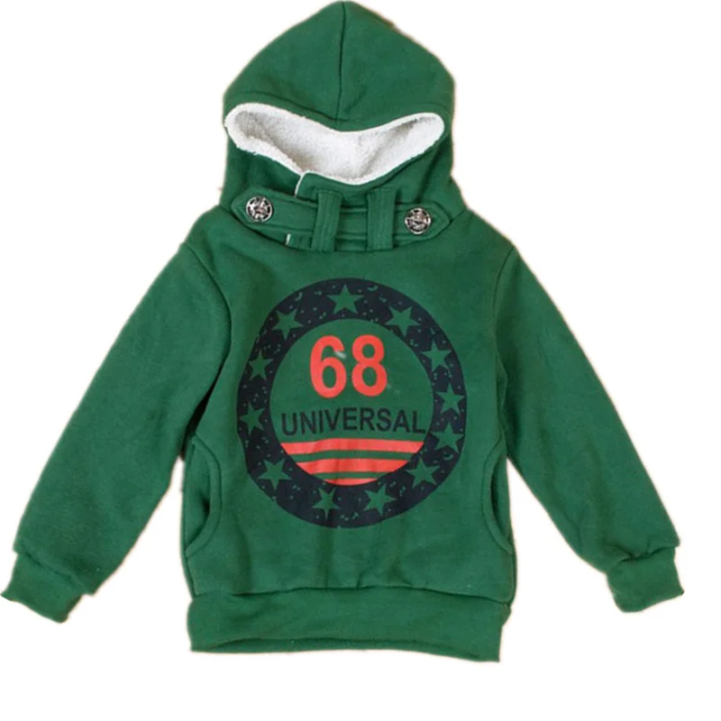 Модные толстовки с капюшоном для мальчиков Свитер подростков Сезон осень зима