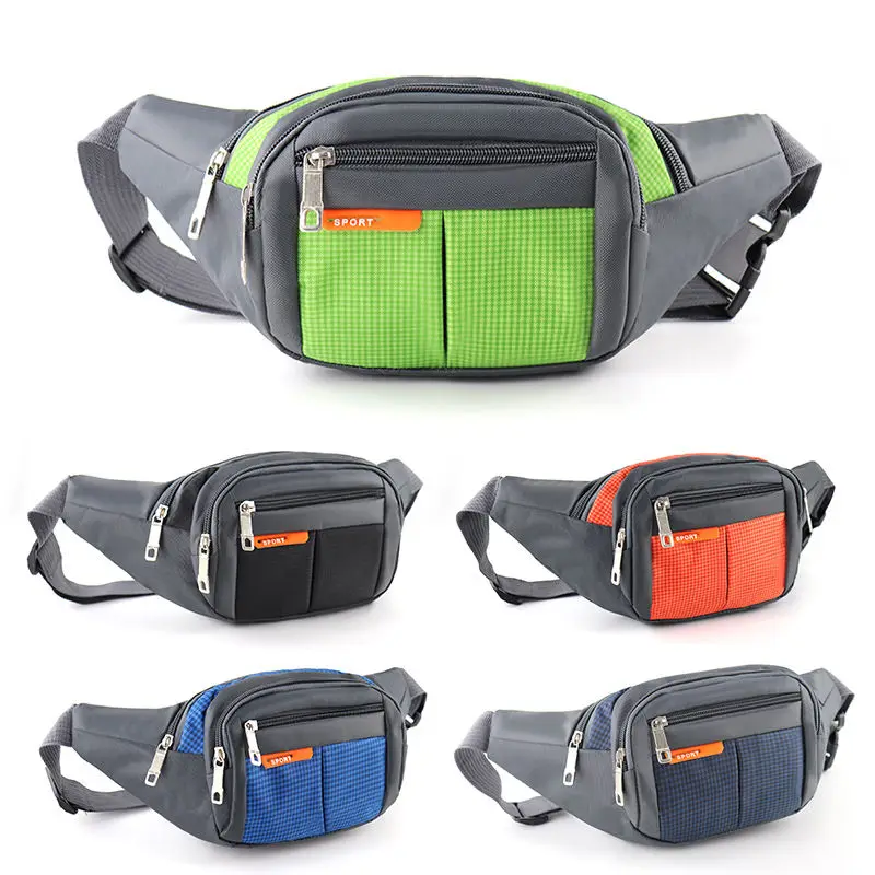 

New Waterproof Waist Bag Men's Large Capacity Mobile Phone Waist Bag Women's Multifunctional Wallet Sports Waist Bag