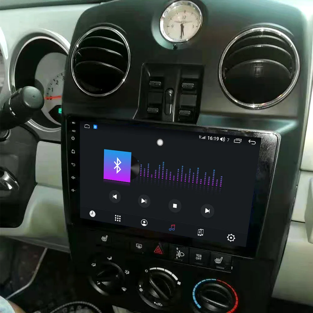 9 66インチhdのandroid 10車のusbマルチメディアビデオオーディオラジオgps Dvd音声ナビゲーションプレーヤークライスラーptクルーザーセブリング