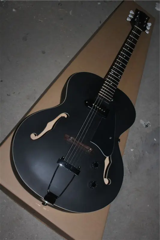 Бесплатная доставка черная сатиновая отделка высокое качество P90 пикапы арка