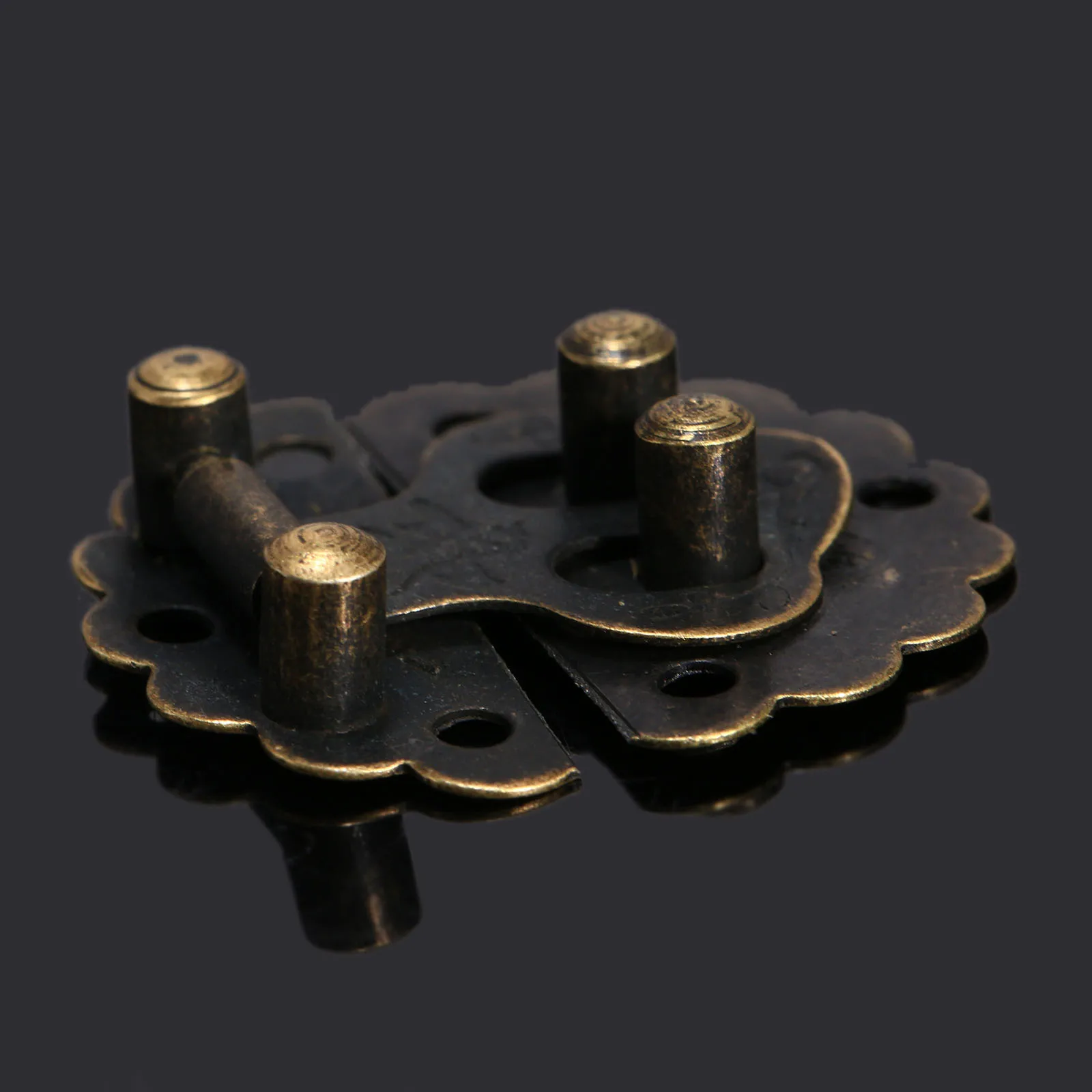 Замки с защелкой под античную бронзу винтажные замки круглые нагрудные