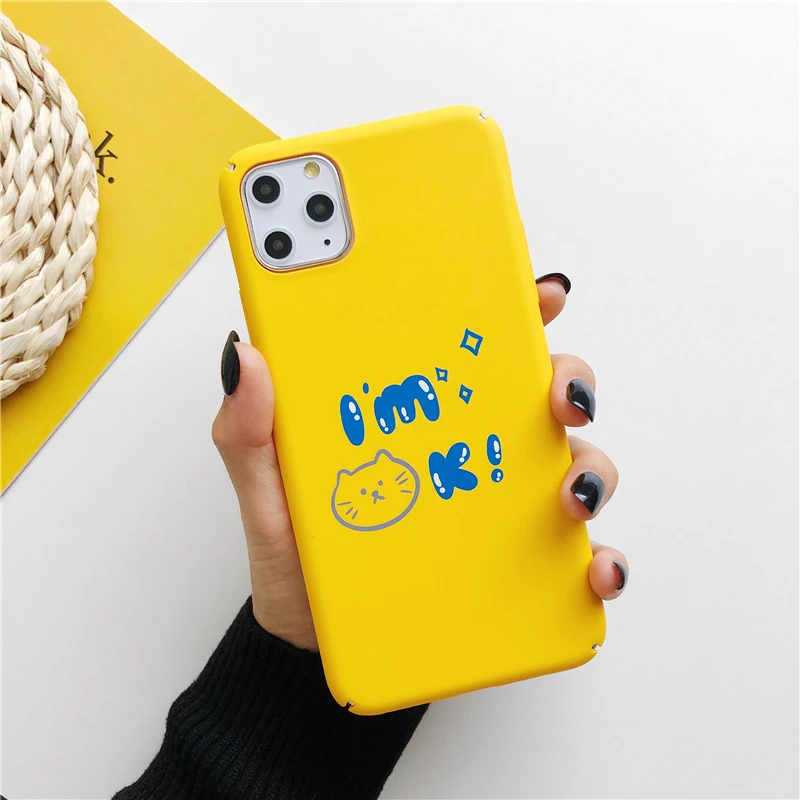 Модный милый чехол для iphone 11 pro max 7 8 6 6s plus X Xs XR мягкий силиконовый голубой желтый