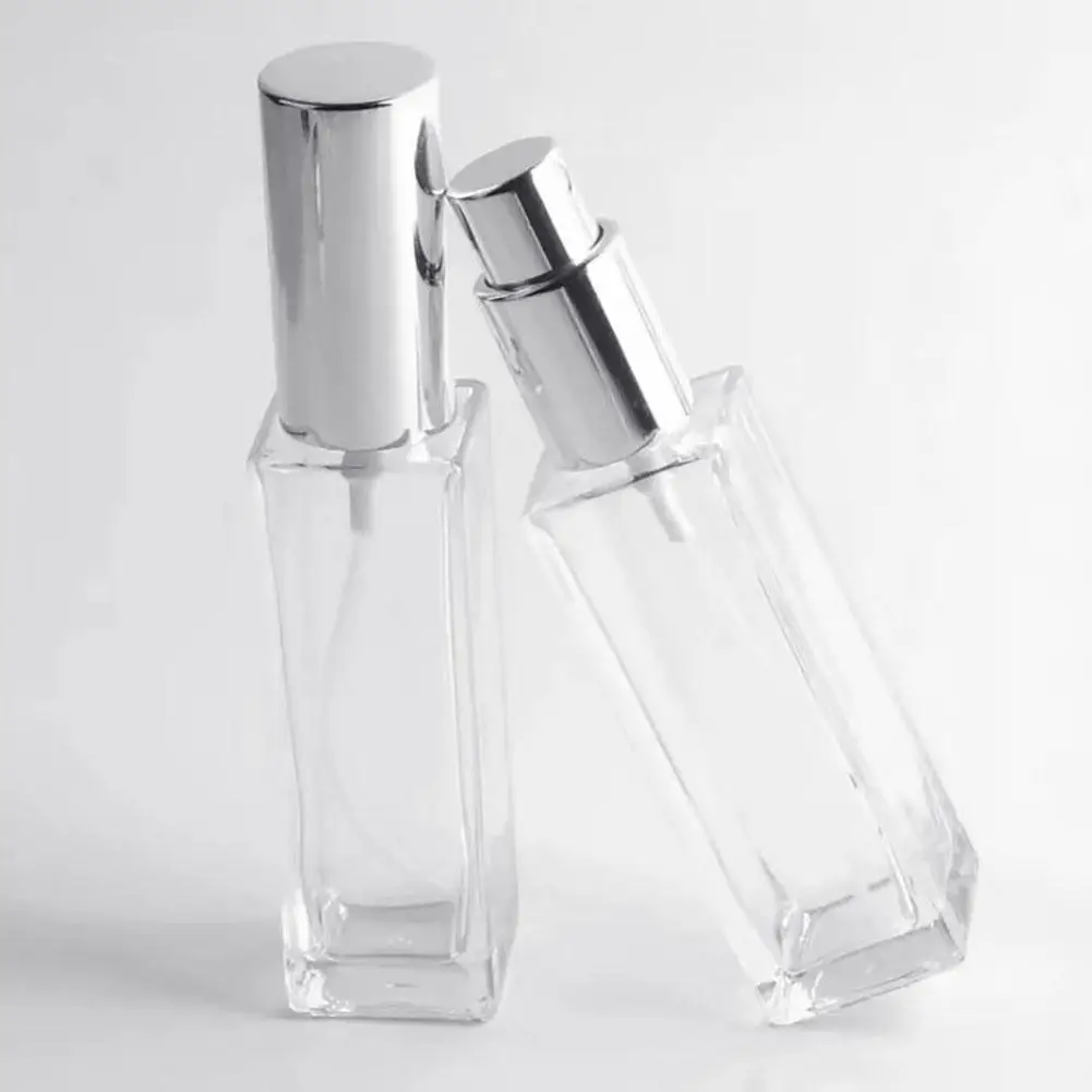 

1 Pcs 30/50ml Portable Clear Glass Refillable Perfume Atomizer Empty Spray Bottle Squeeze Containers Portable Spray Bottle