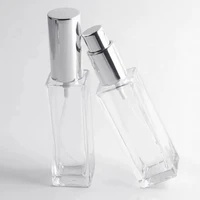 1 pcs 3050ml portable clear glass refillable perfume atomizer empty spray bottle squeeze containers portable spray bottle