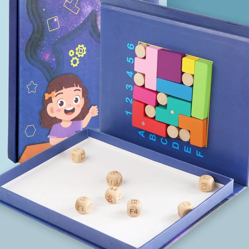 

Красочные 3D русские строительные блоки головоломки интеллектуальные деревянные головоломки игрушки обучающий подарок для детей