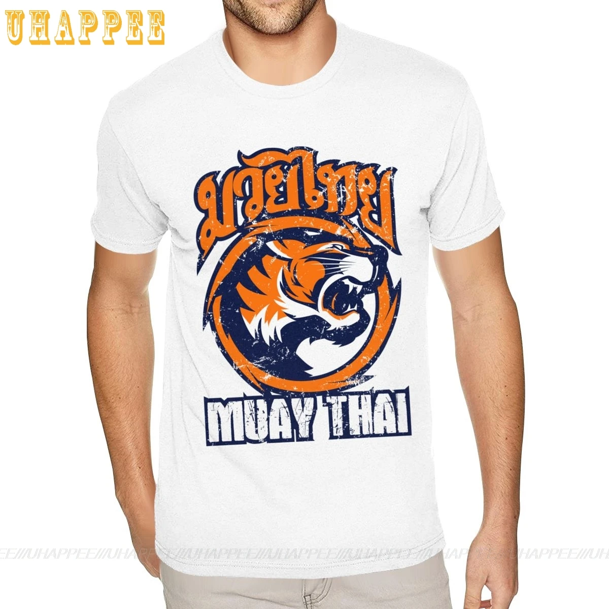 Белая футболка с тигром Sagat Muay Thai футболки для мальчиков белая 3XL | Мужская одежда