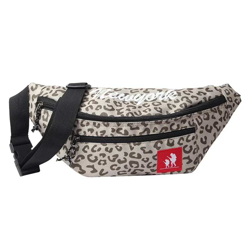 

Patchwork Men's Chest Bag Oxford Fashion Hip Hop National Color Contrast Women's Waist Bag Large Capacity Nylon Sports Couples B