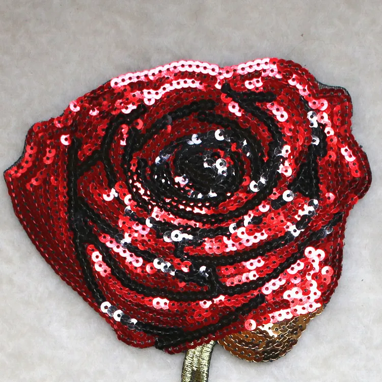 Нашивки с цветами розы 34*16 см одежда вышивкой утюгом для одежды сделай сам