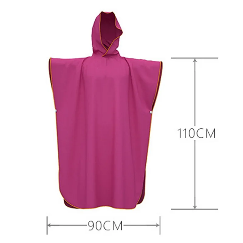 

Adult Diving Suit Change Robes Poncho Hood Quick-drying Hooded Towel Quick-drying Absorbent Sweat-absorbent Swim Robe