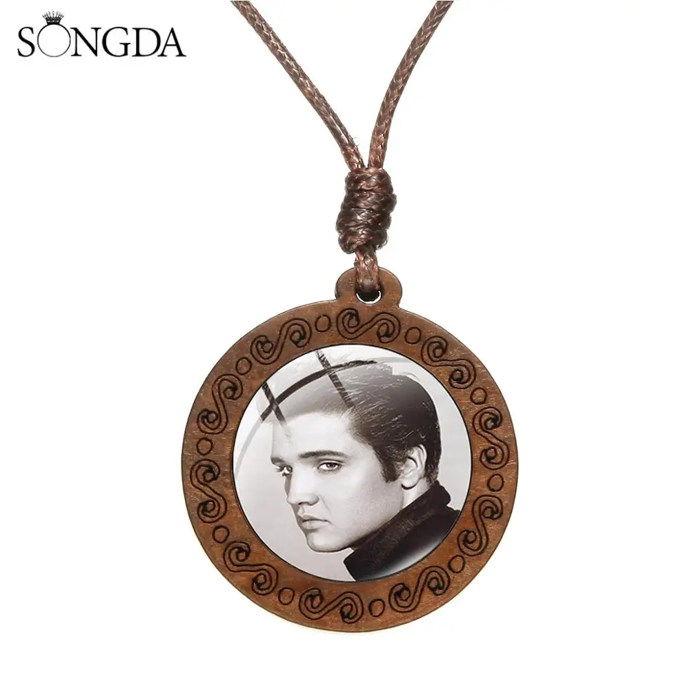 SONGDA Новая коллекция суперзвезда ретро ожерелье с фото для мужчин и женщин в стиле