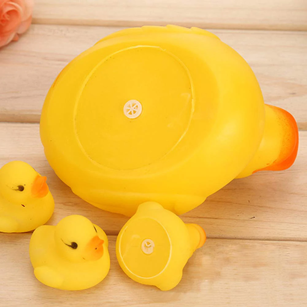 4 шт./компл. Мягкая Мини кукла пищалка для купания плавающая развивающая игрушка