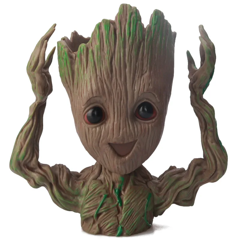 Grut Tree Man Potted Pen Tube ручные игрушки Galaxy Guard креативные анимация кукла|Куклы| |