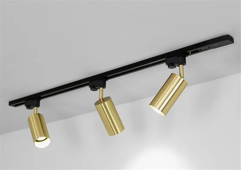Золотистый и черный алюминиевый светодиодный Потолочные светильники