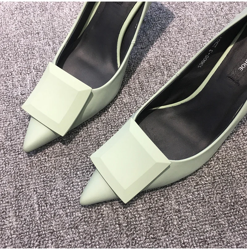 

Pointed toe women pumps sexy high heel buckle women dress shoes
