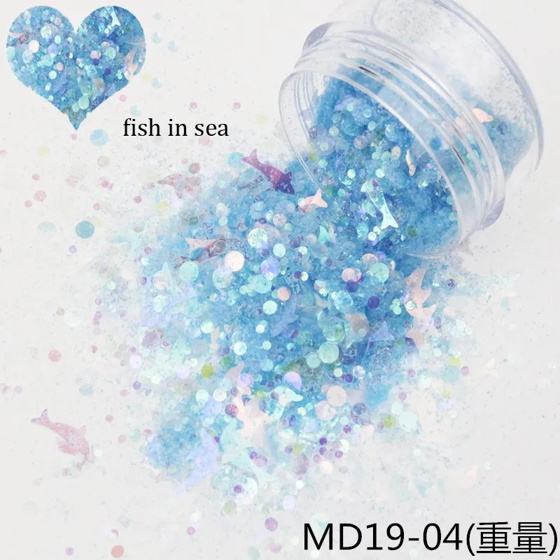 50 г мечта блеск для ногтей блестки 3D макияж глаз блестки Снежинка Звезды фея сердце слезы хлопья порошок 12 цветов