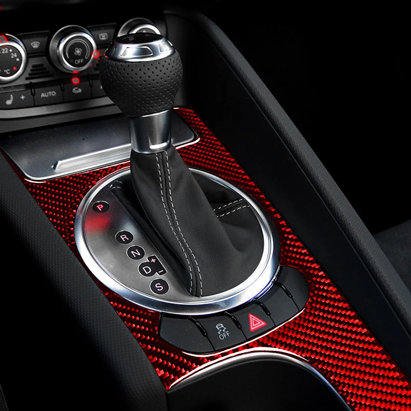 Центральная консоль из углеродного волокна для Audi TT аксессуар 8n 8J MK123 TTRS панель