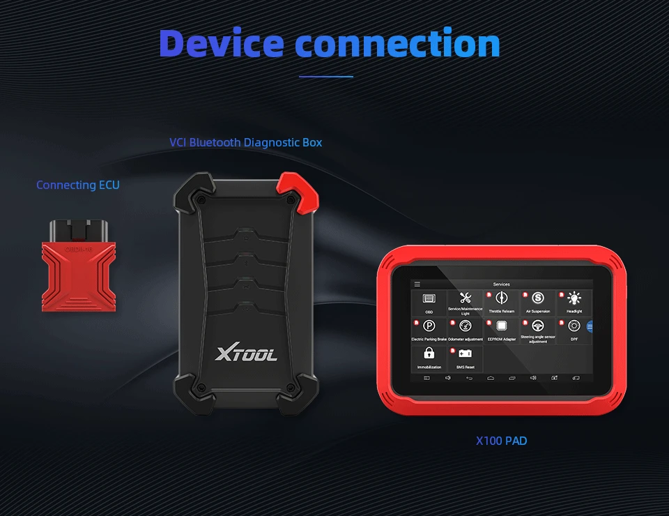XTOOL X100 PAD Авто планшет ключ программист OBD2 сканер Код считыватель автомобильный