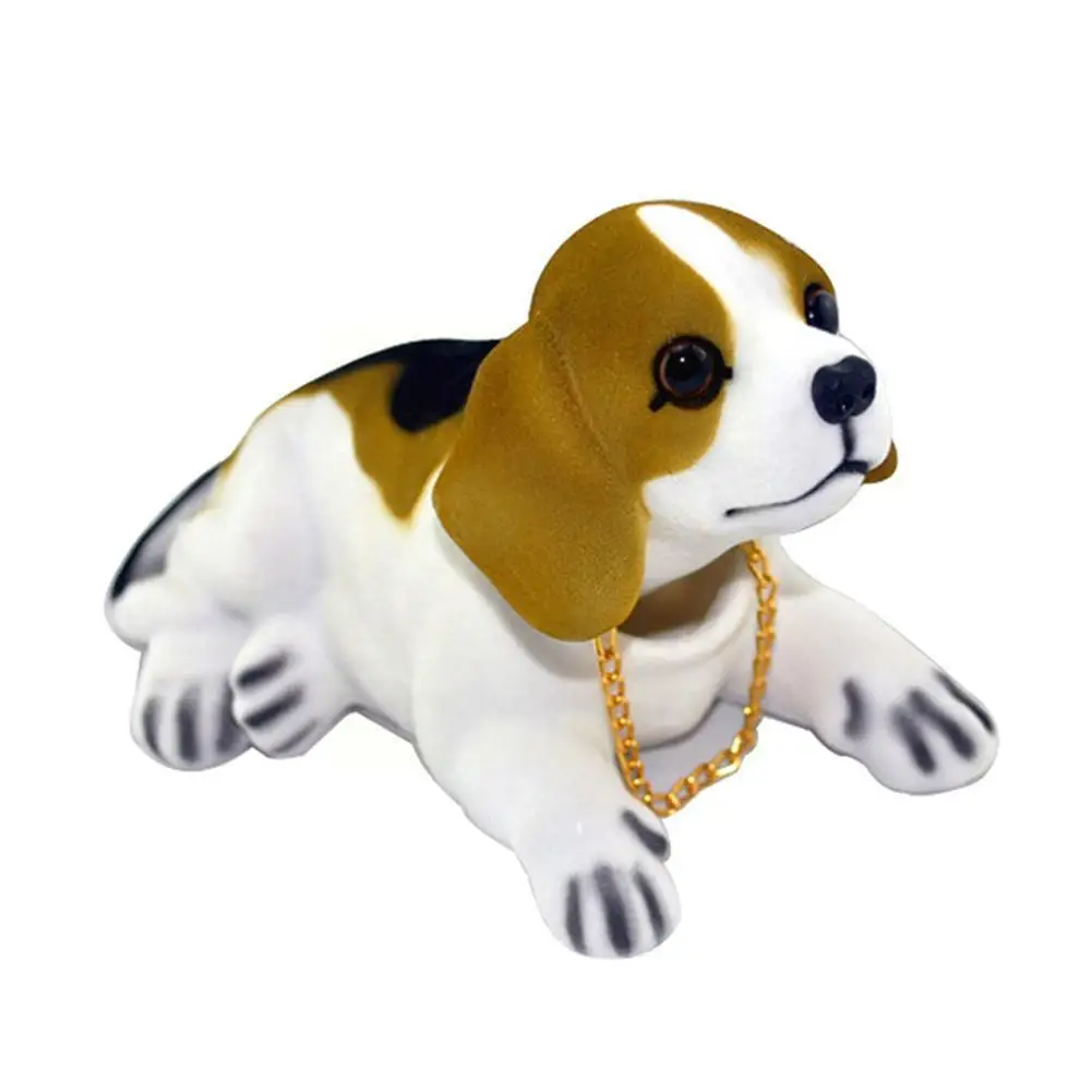 

Cute Shaking Toys Car Decor Car Ornaments Beagle Dog Puppy Dashboard Sleeping Auto Decor Nodding Car E8d7