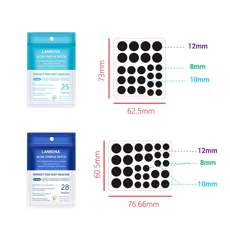 53 шт. дневные и ночные Патчи от акне Гидроколлоидные невидимые прыщи мастер патч