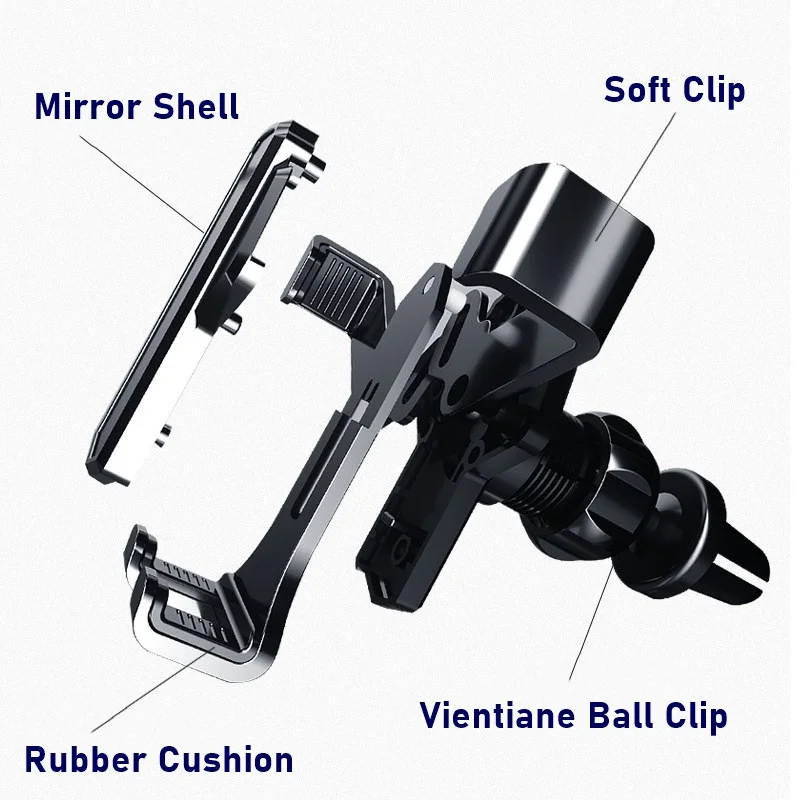 Автомобильный держатель для телефона Tongdaytech Iphone X 8 7 11 Pro Max гравитационное