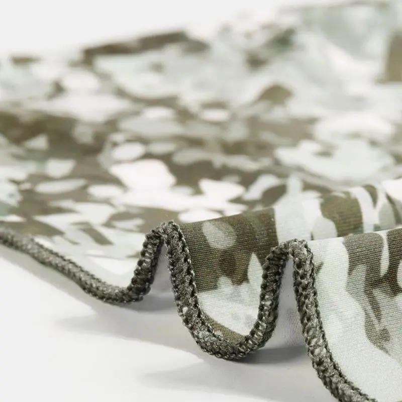 

Adult Ice Silk Camouflage Bandana Face Mask Anti-UV Earloops Cooling Neck Gaiter A69C