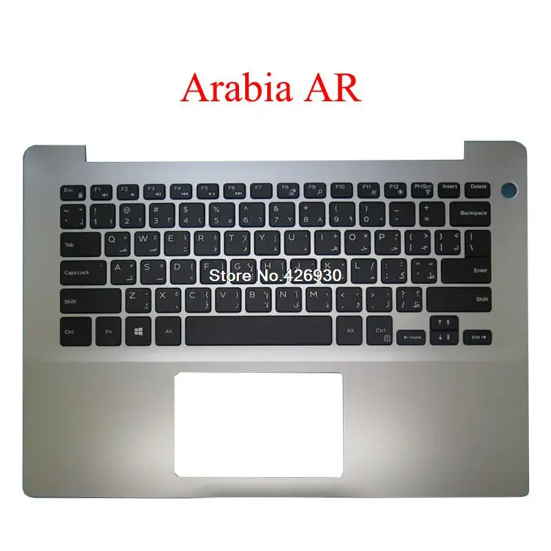 

Arabia AR Laptop Palmrest For DELL For Inspiron 5480 5485 5488 07DMJX 7DMJX 00P4KX 0P4KX with no-backlit keyboard silver new