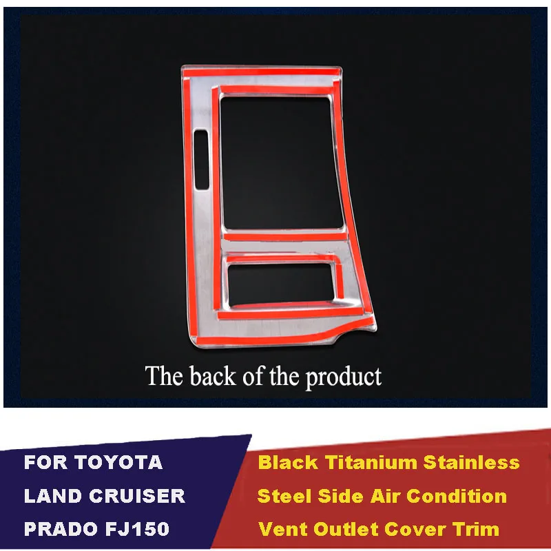 Наклейки на крышку вентиляционного отверстия из нержавеющей стали для toyota land