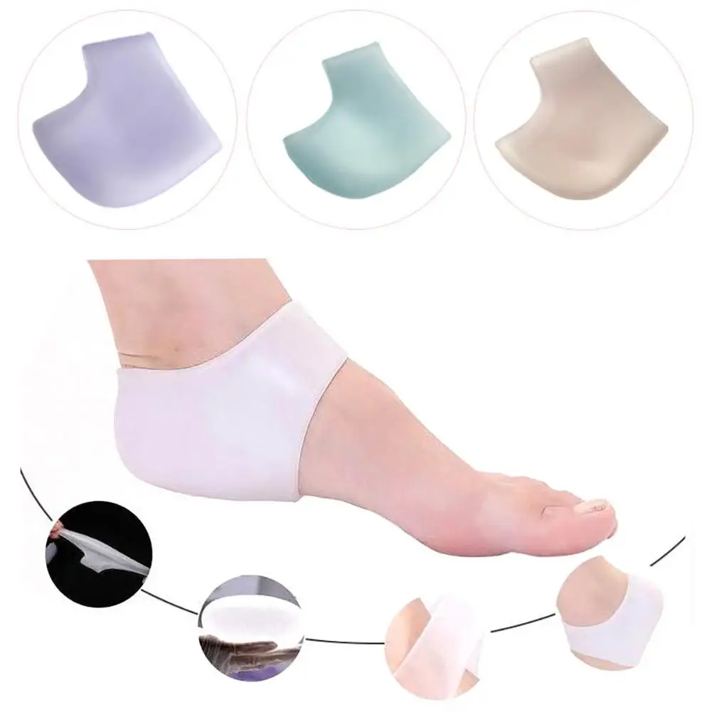 1 пара силиконовых носков для снятия боли в пятке защита и уход за кожей|Носки| |