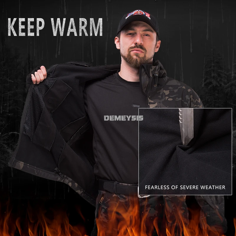 Комплект из армейской Камуфляжной Куртки и брюк тактическая Боевая