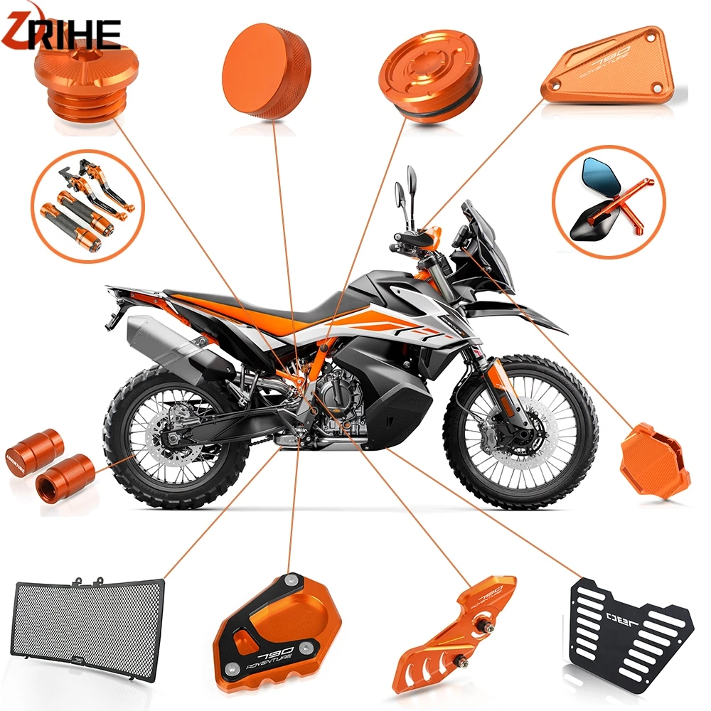 Для KTM 790 ADVENTURE 2019 мотоциклетная решетка радиатора Защитная крышка + тормозной