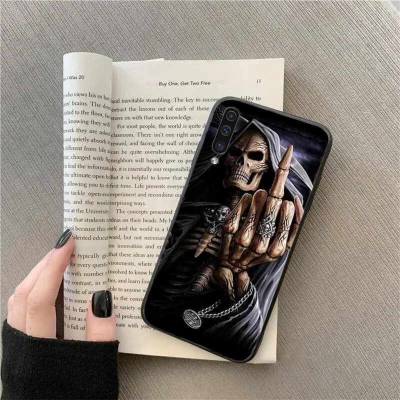 

Grim reaper skull skeleton Phone Case For Samsung A71 A41 A21 A31 A50 A70 A11 A12 A02 M31 A02 A51 A52 A72