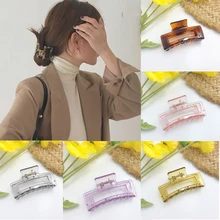 Ruoshui garra de pelo transparente para mujer, accesorios para el cabello para niña, adornos para el cabello para mujer, horquillas con agarre (3)