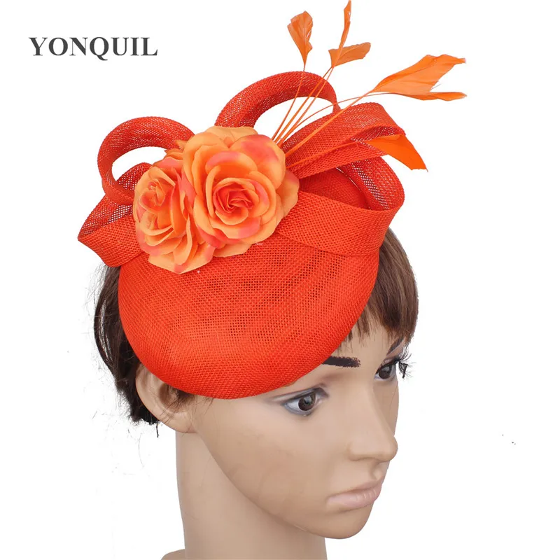 

Элегантные головные уборы для вечеринки с цветами искусственные головные уборы с перьями аксессуары для волос головные уборы для коктейль...