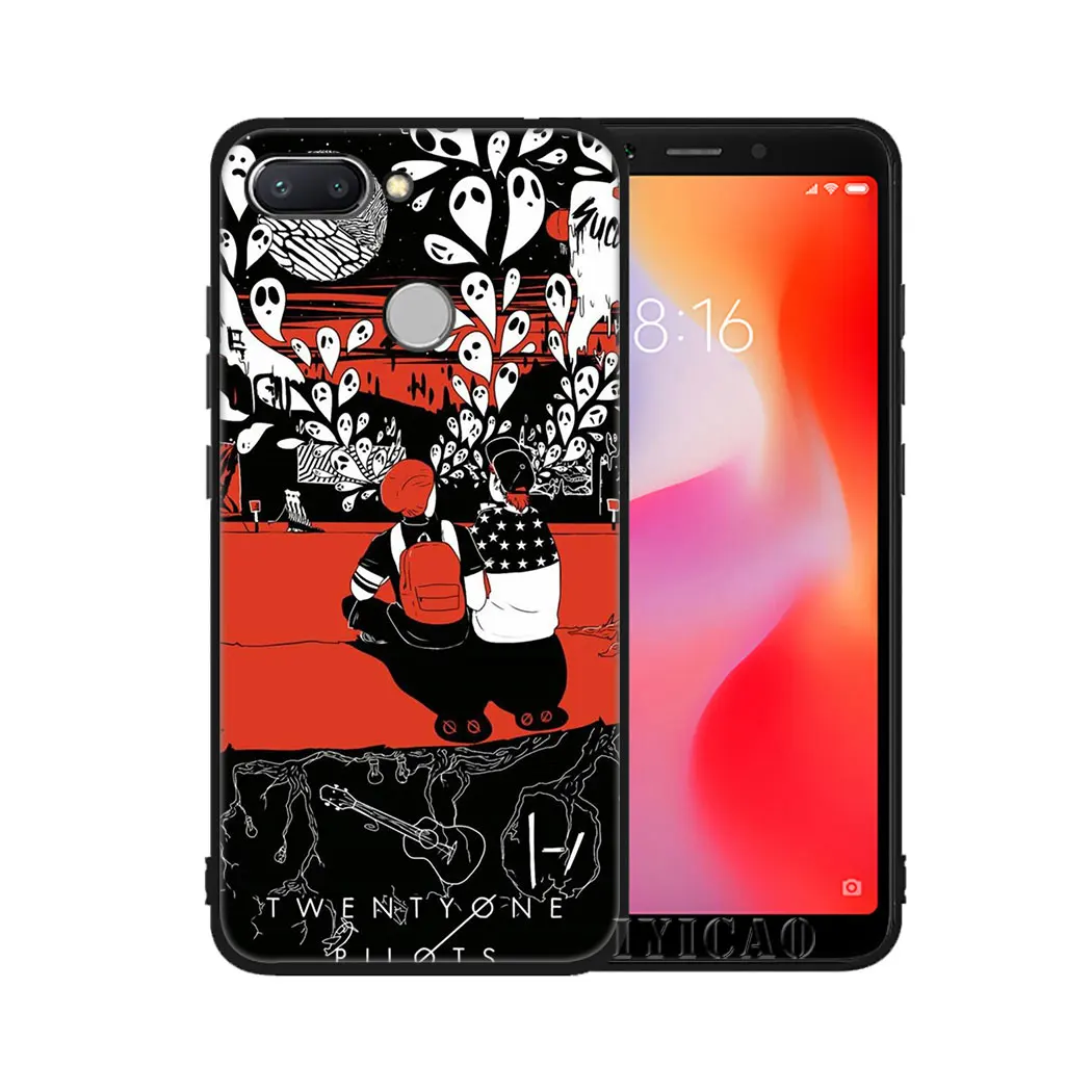Мягкий силиконовый чехол Twenty One Pilots 21 для Xiaomi Redmi Note 5 6 7 8 Pro 5A Prime 4 4X из ТПУ |