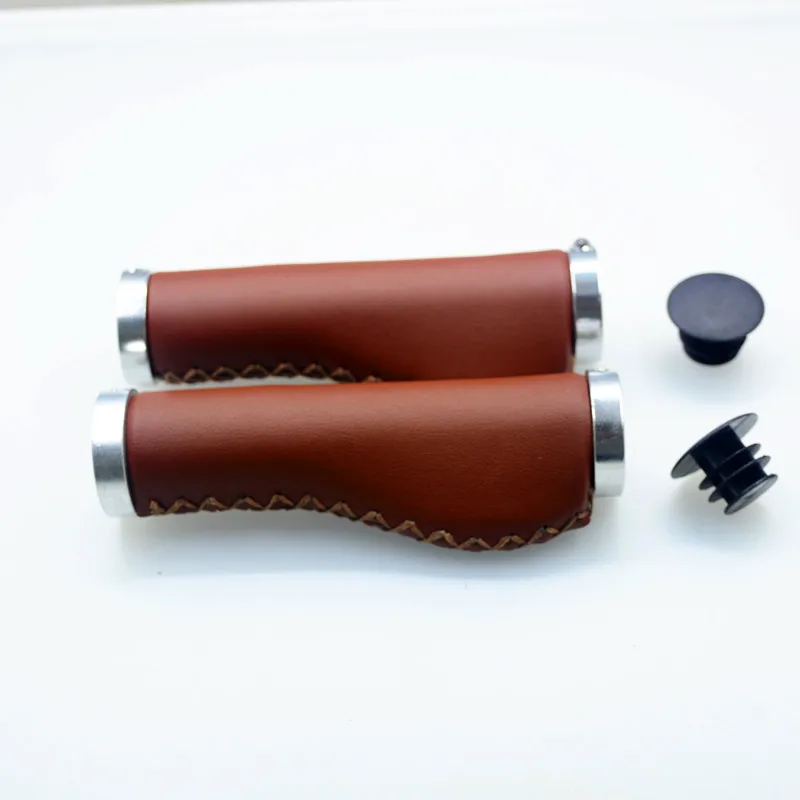 Велосипедные ручки из искусственной кожи в стиле ретро удобные и прочные