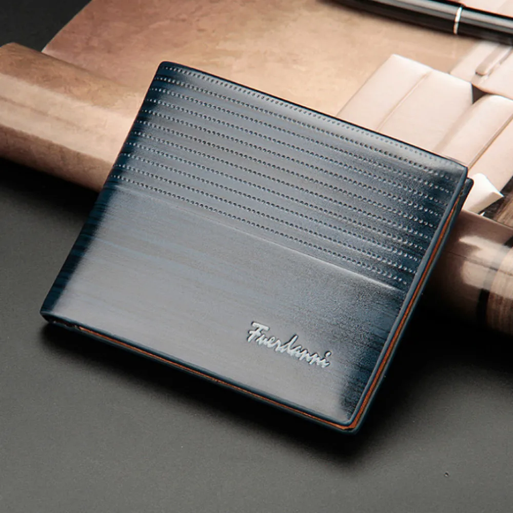 Мужские Двойные кошельки кредитный ID держатель для карт кошелек Masculina Billetera Hombre