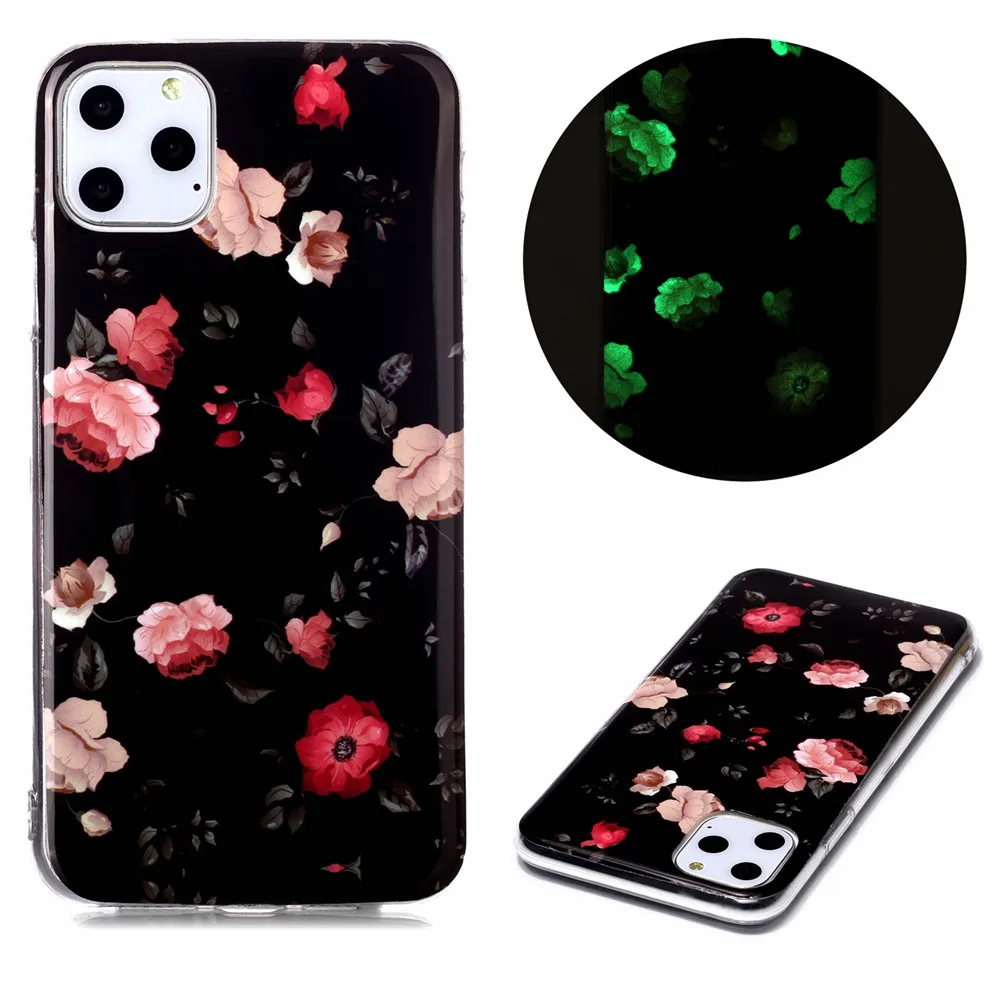 Новый светящийся чехол для iPhone11Pro Max XR XS мягкий из ТПУ iPhone SE 2020 5S 6S 7 8 Plus | Мобильные