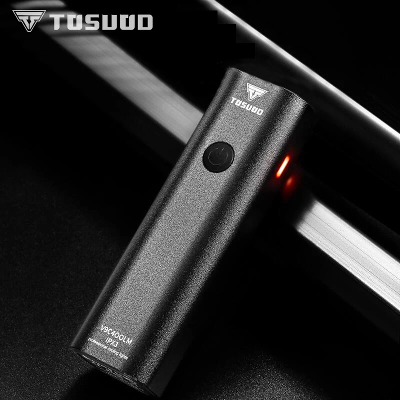 Фонарь велосипедный TOSUOD водонепроницаемый зарядсветильник через