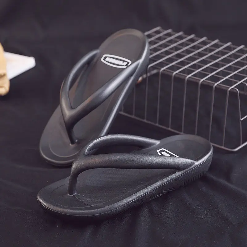 

2021 New Summer Thick Sole Sandas Women Flat Home Indoor Beach Sandals Casual Open Toe Slides Women Slip on Slippers Flip Flops