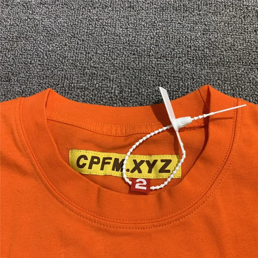 

2021ss Foaming Printing CPFM.XYZ For Motm III Return 2 T Shirts Men Women Top Tees Long sleeve T-shirt oversized t shirt