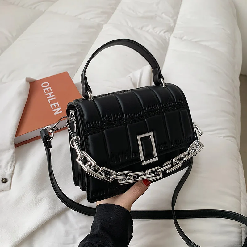 

2021 Simple Fashion Tote Chain Bag Single Shoulder Texture Designer Handbags Purses and Handbags Luxury Designer